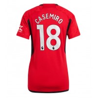 Koszulka piłkarska Manchester United Casemiro #18 Strój Domowy dla kobiety 2023-24 tanio Krótki Rękaw
